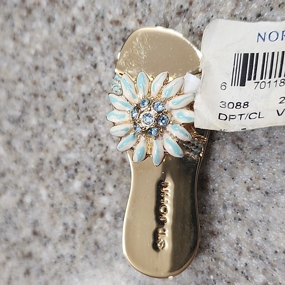 St. John Sandal Pin - NWT